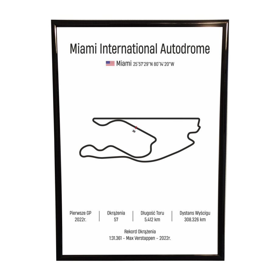 Obraz F1 Race Track - Miami