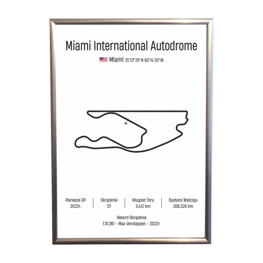 Obraz F1 Race Track - Miami