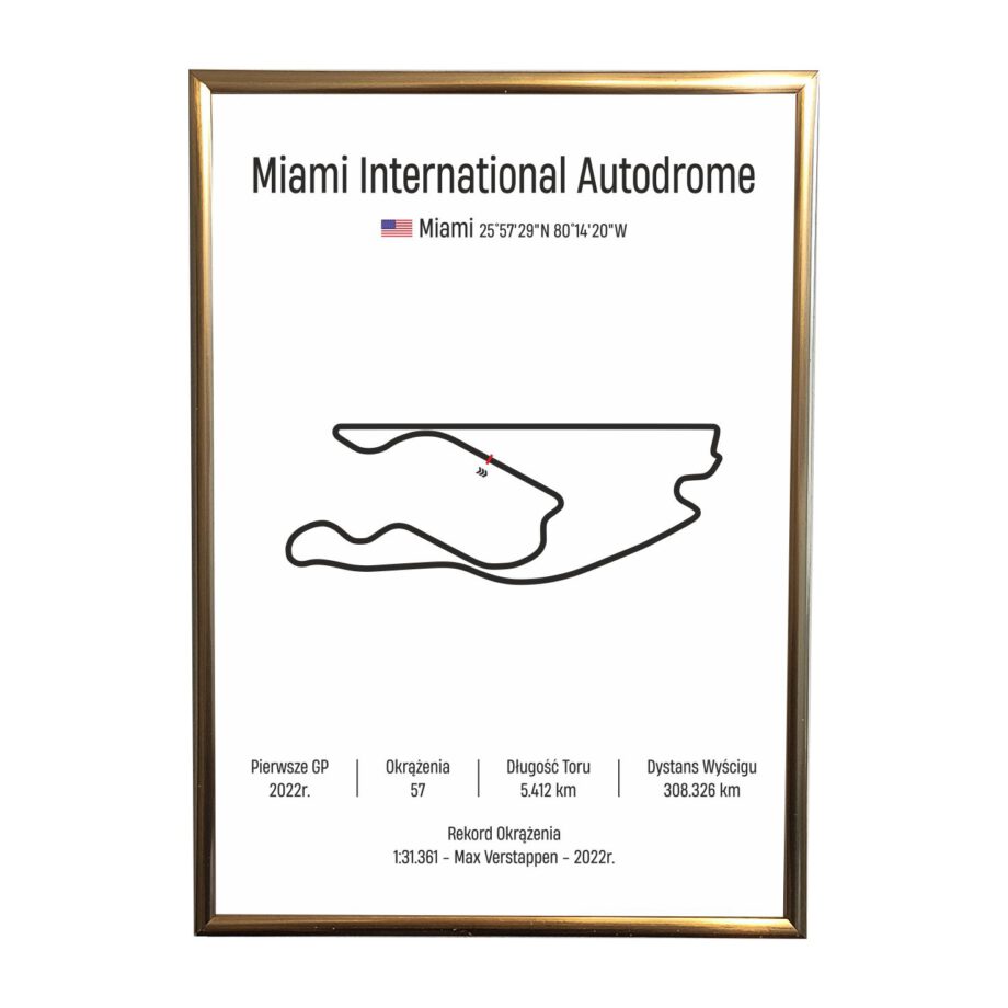 Obraz F1 Race Track - Miami