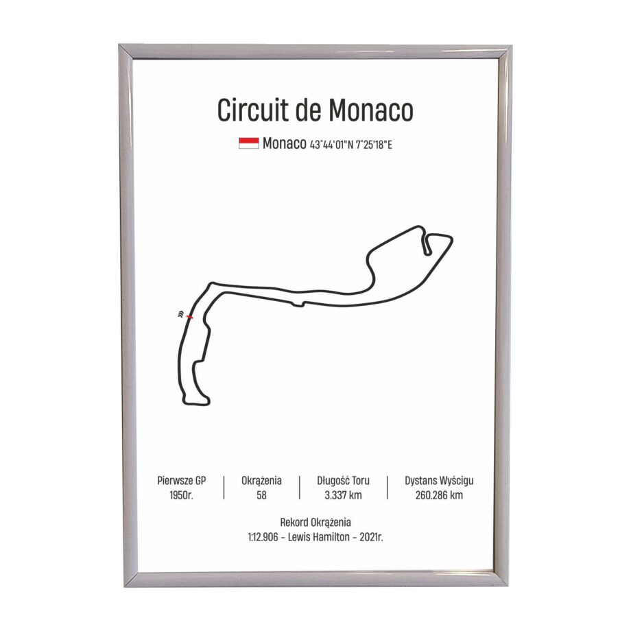 Obraz F1 Race Track - Monaco