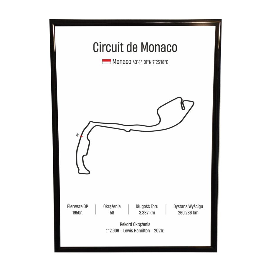 Obraz F1 Race Track - Monaco