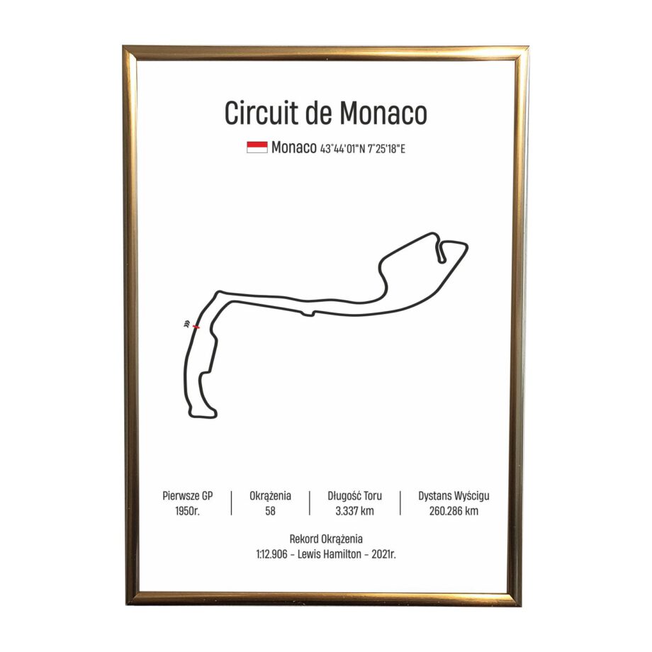 Obraz F1 Race Track - Monaco