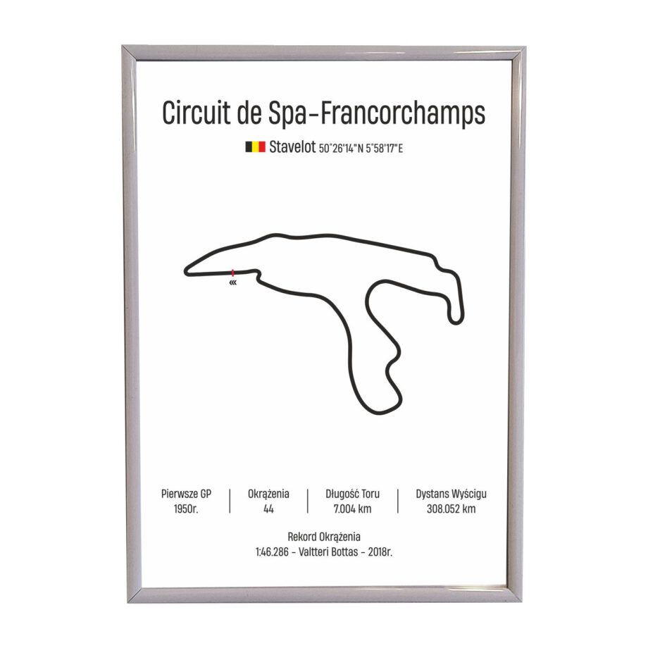 Obraz F1 Race Track - Spa-Francorchamps