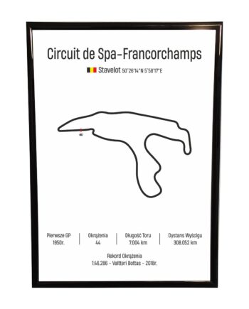 Obraz F1 Race Track - Spa-Francorchamps