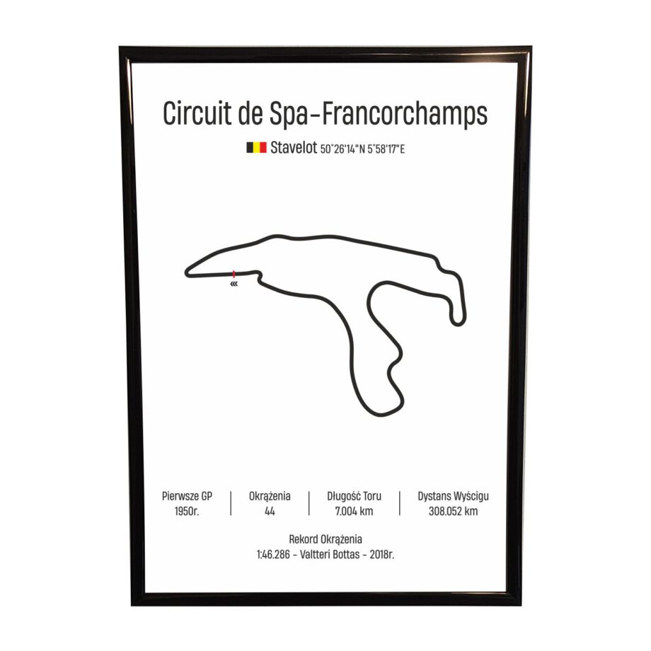 Obraz F1 Race Track - Spa-Francorchamps