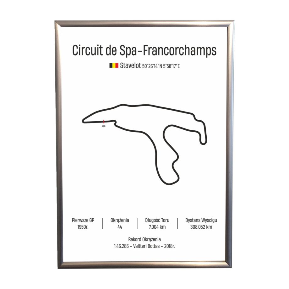 Obraz F1 Race Track - Spa-Francorchamps
