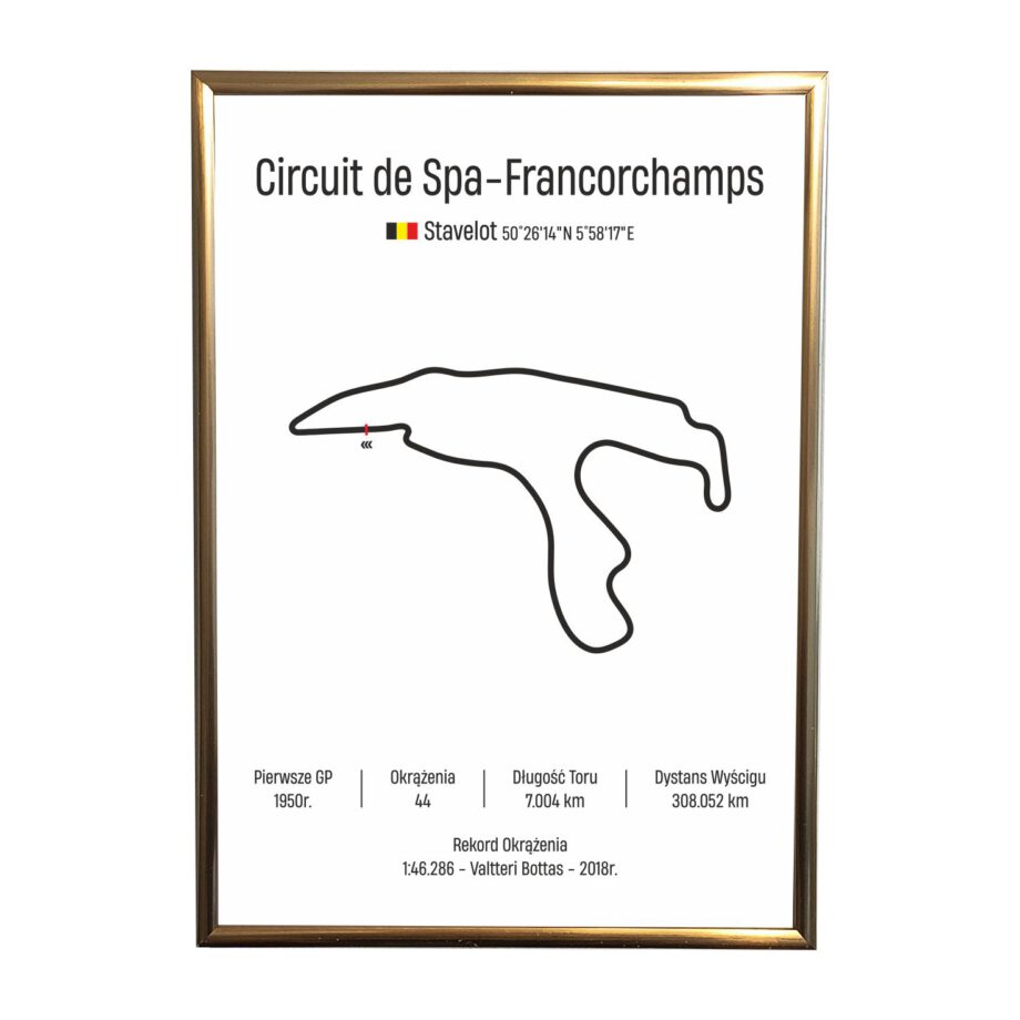 Obraz F1 Race Track - Spa-Francorchamps