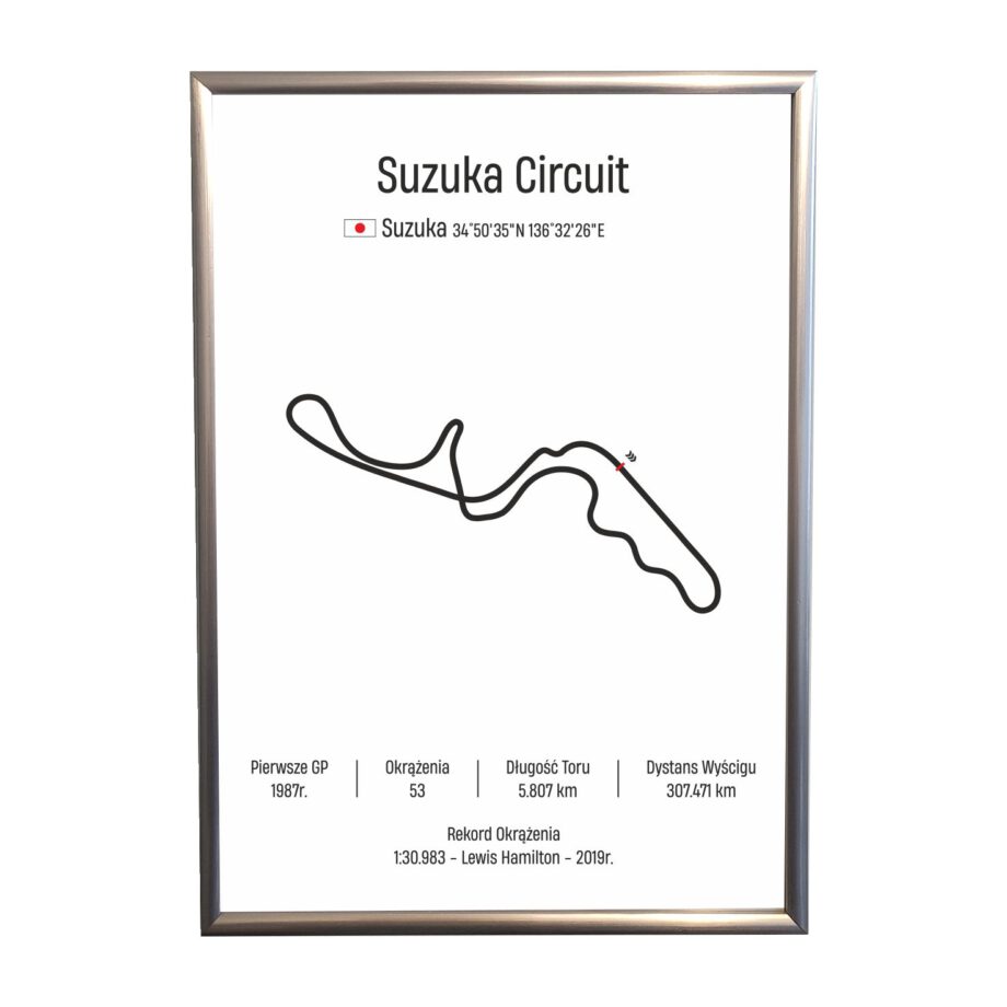 Obraz F1 Race Track - Suzuka