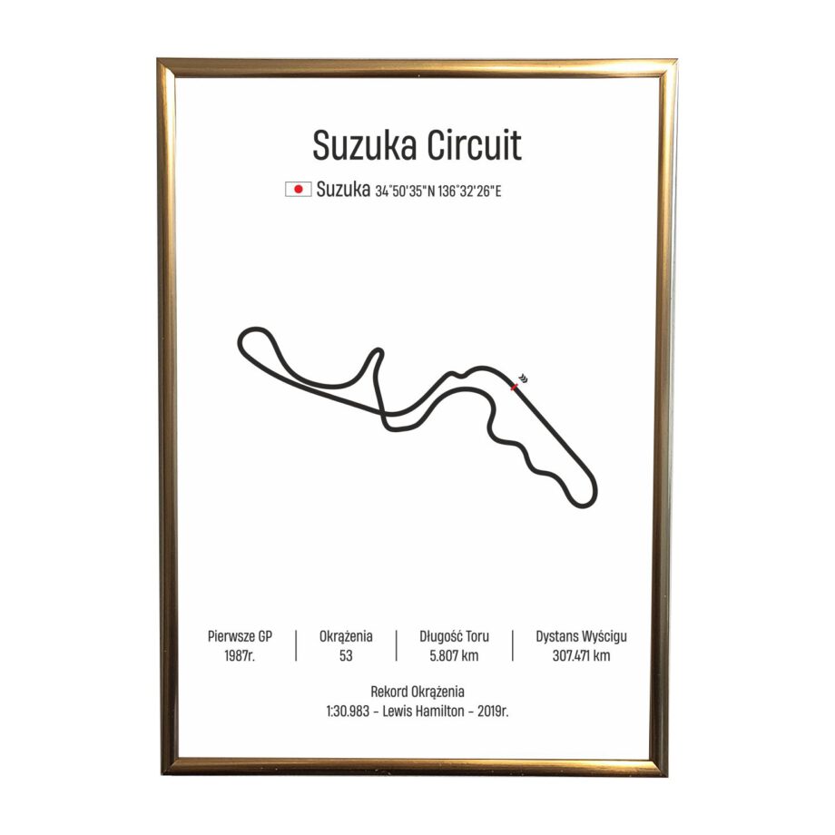 Obraz F1 Race Track - Suzuka