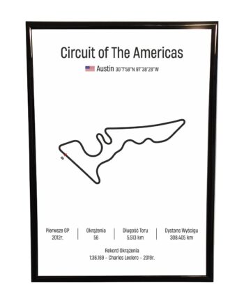 Obraz F1 Race Track - Austin
