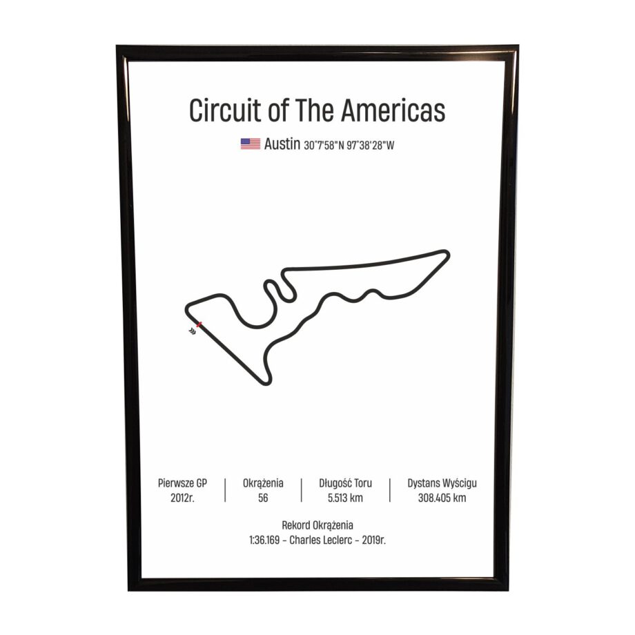 Obraz F1 Race Track - Austin