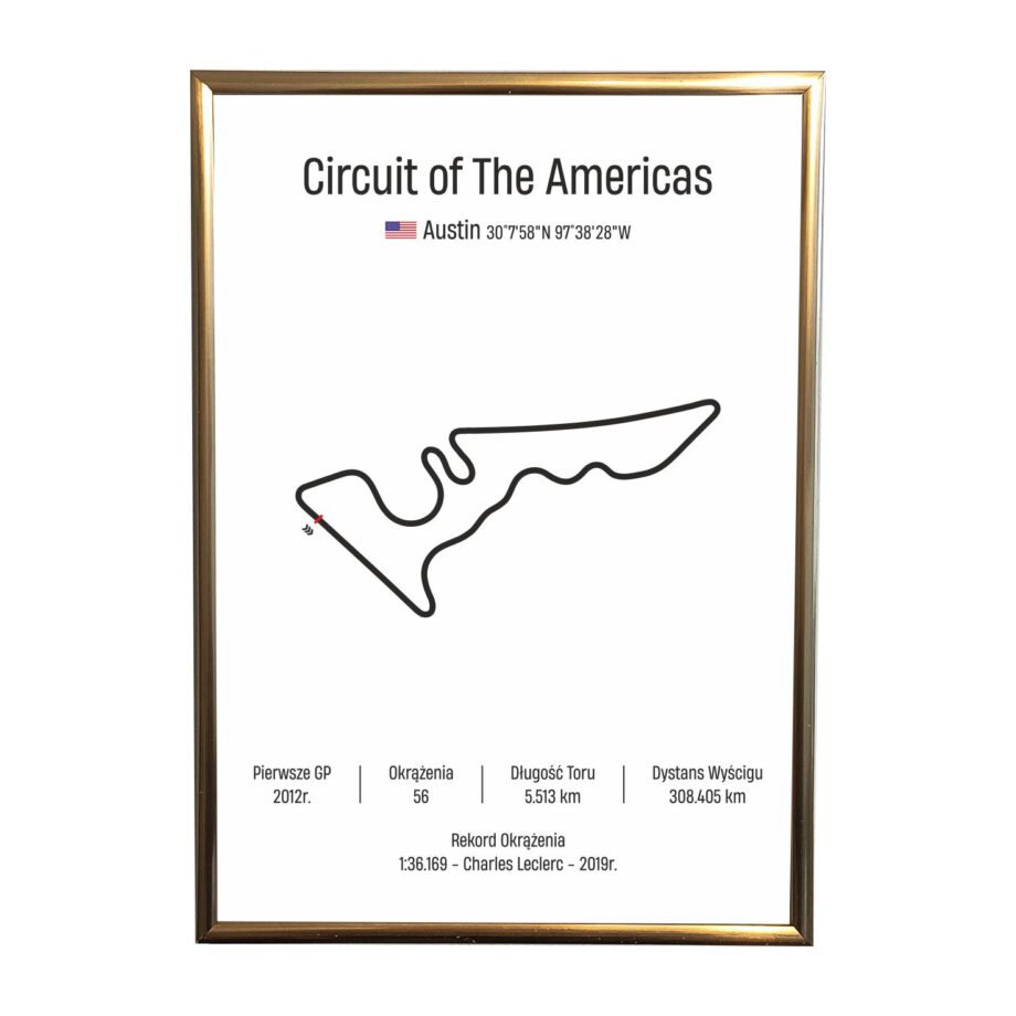 Obraz F1 Race Track - Austin