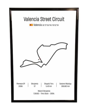 Obraz F1 Race Track - Valencia