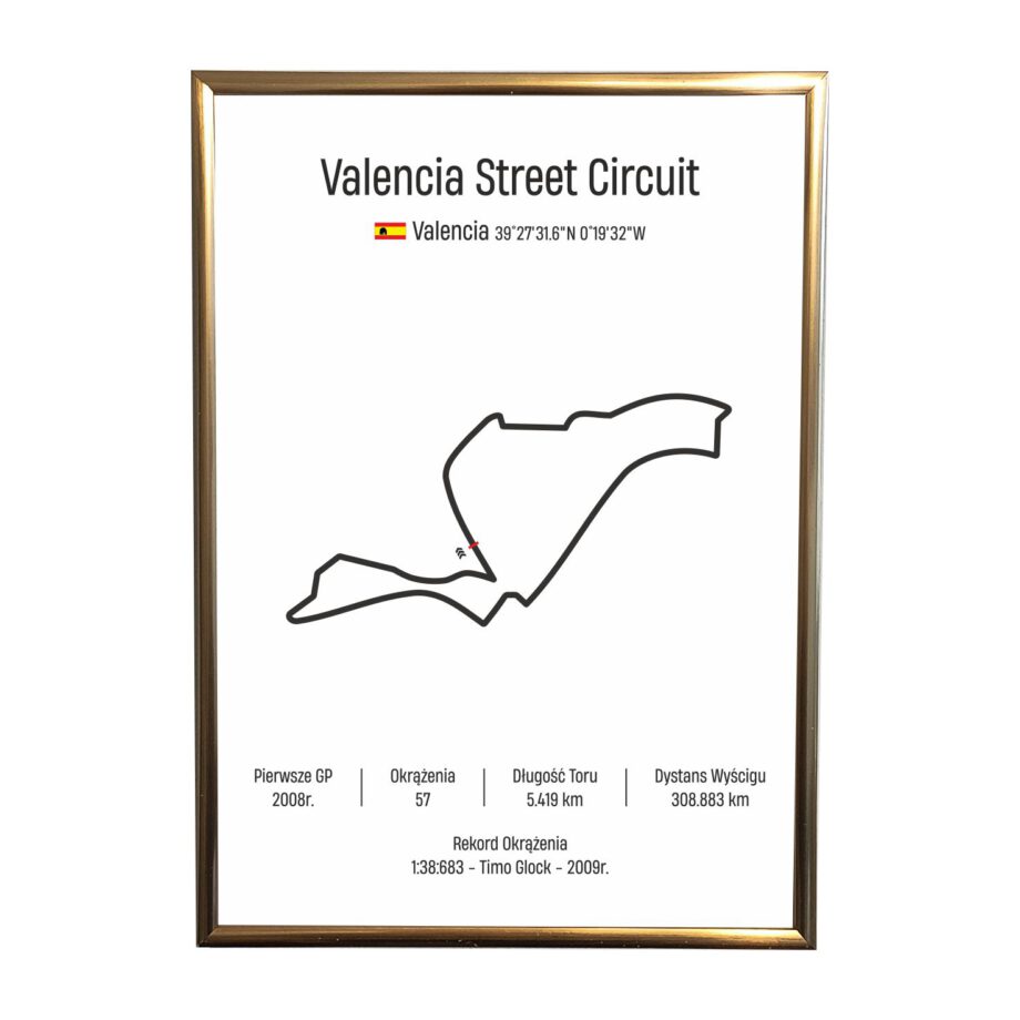 Obraz F1 Race Track - Valencia